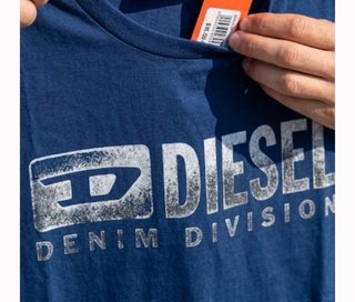 Camiseta Diesel Denim Division Azul