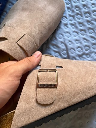 Birkenstock Boston Talla 43 Beige Nuevas