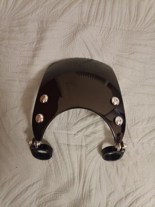 Pantalla Moto Negra Ahumada