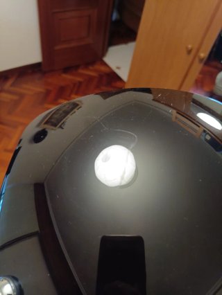 Pantalla Moto Negra Ahumada