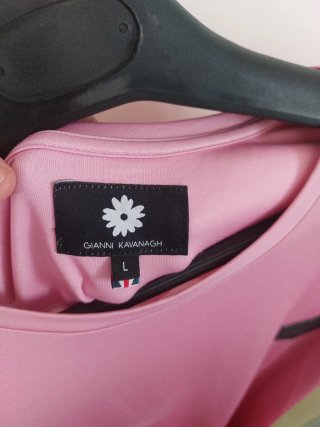 Camiseta chico degradado rosa