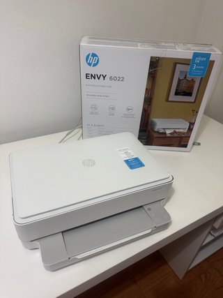 Impresora HP Envy 6022 sin cartucho