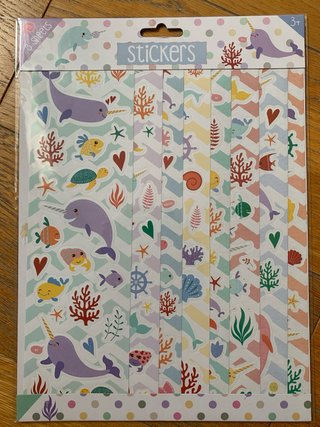 Pack Stickers Infantiles 6 laminas/8 hojas cada