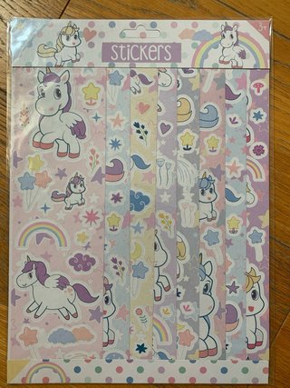Pack Stickers Infantiles 6 laminas/8 hojas cada