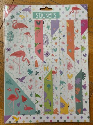 Pack Stickers Infantiles 6 laminas/8 hojas cada