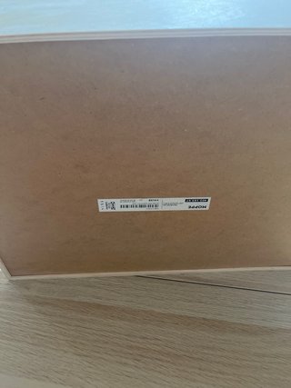 Caja de madera Ikea