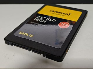 3 unidades Disco duro SSD Intenso 120GB SATA III