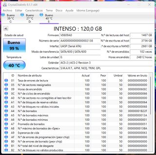 3 unidades Disco duro SSD Intenso 120GB SATA III