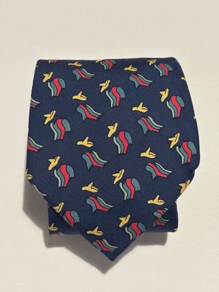 Corbata Hermes Azul