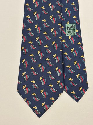 Corbata Hermes Azul