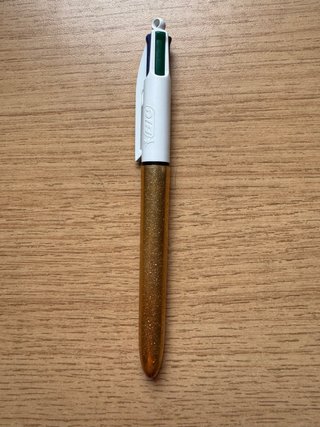 Bolígrafo BIC 4 colores dorado