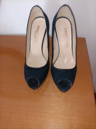 Décolleté First Lady N.37 blu scuro