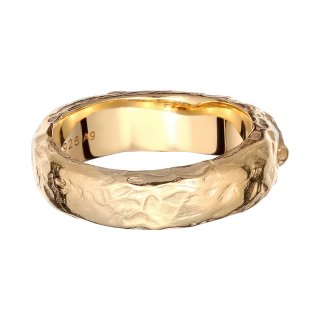 Anello unisex argento 925 placcato oro