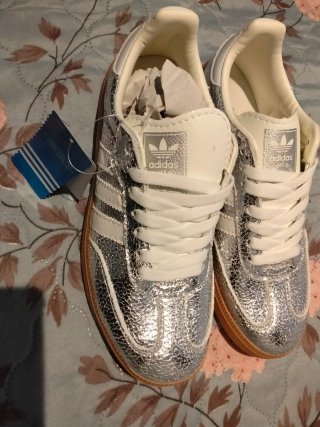 Adidas Samba Plata y Blanco