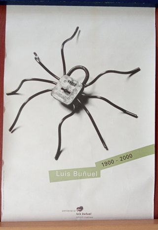 Cartel de Isidro Ferrer para centenario de Buñuel