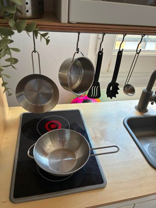 Cocina Infantil Madera IKEA + Accesorios