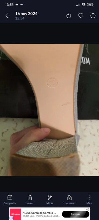 Zapatos tacón VIVA-S gris plumas