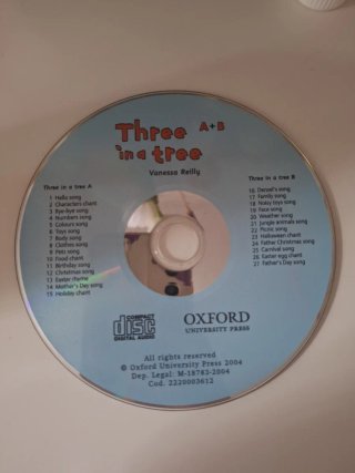 CD Three in a tree - Canciones Infantiles
