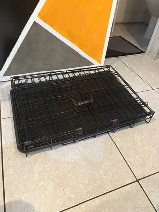 Jaula metálica doble puerta mascota