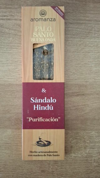 Incienso Aromanza Palo Santo & Sándalo Hindú