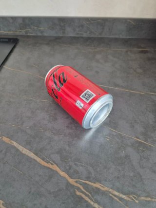 Lata Coca-Cola Zero Vacía sin abrir