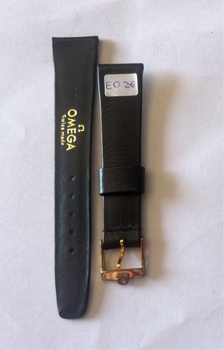 Correa Omega 18mm NOS Hebilla Dorada