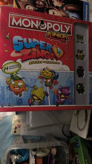 Monopoly Junior Super Zings Rivals of Kaboom