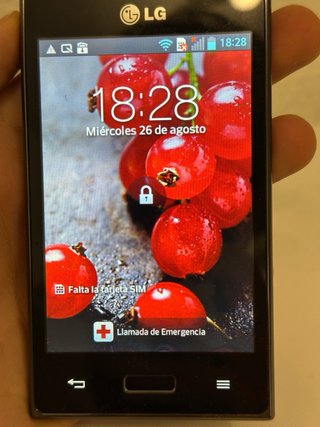 Móvil LG E610 Negro