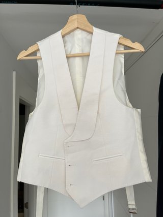 Frac Emidio Tucci Negro y Blanco talla 48