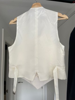 Frac Emidio Tucci Negro y Blanco talla 48