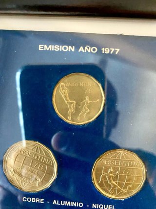 Monedas Mundial Argentina 78  Colección .