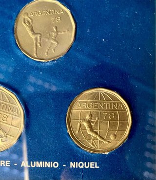 Monedas Mundial Argentina 78  Colección .