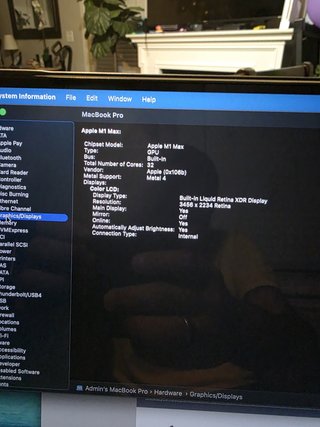 MacBook Pro 16 M1 Max 2021 64GB RAM A2485