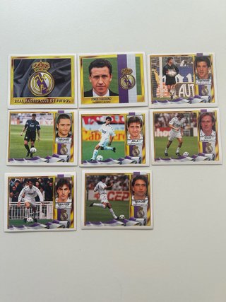 Cromos Real Madrid Liga 95/96