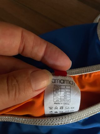 Completo Costume Yamamay Blu/Arancio
