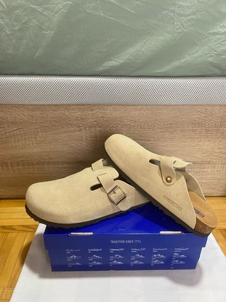 Birkenstock Boston Arena Beige