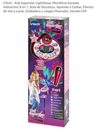 Micrófono Karaoke VTech Kidi Superstar LightShow