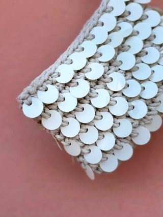 Pochette con paillettes