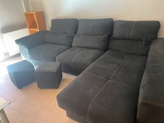 Sofá de 3 plazas gris