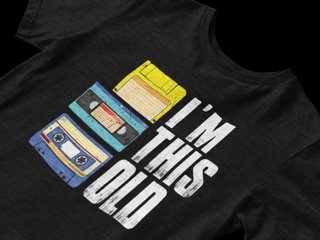 Camiseta I'm This Old Alg. 100%
