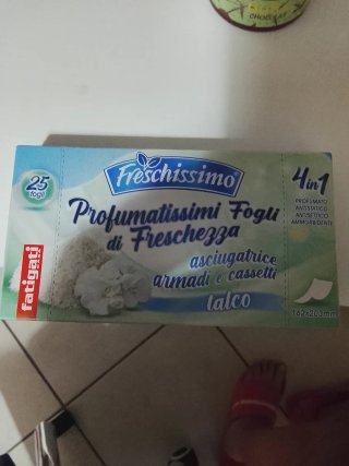 Fogli profumati Freschissimo Talco
