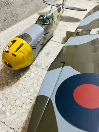 Maqueta Avión RC Spitfire WWII