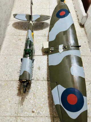 Maqueta Avión RC Spitfire WWII