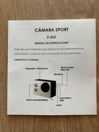 Cámara Deportiva Acuática,sin estrenar !!