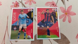 Lote 2 Cromos Fútbol Draft 23 Fer López Carlos Esp