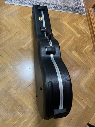 Guitarra y Funda Guitarra Ibanez AM153QA-DBS