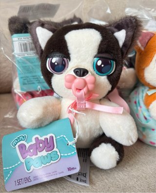 Lote 3 peluches mini Baby Paws