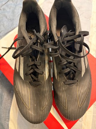 Zapatillas Adidas Futbol Tacos Negras/Plata