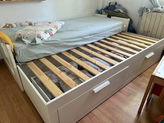 Cama extensible Ikea Brimnes 80x200