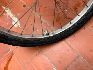 Bicicleta infantil Btwin blanca